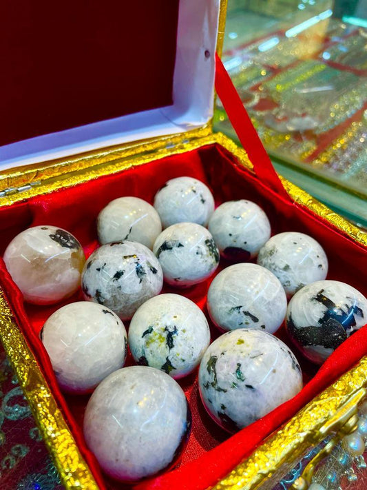 Rainbow Moonstone Spheres 768