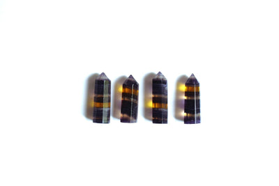 Rainbow Fluorite Points Small