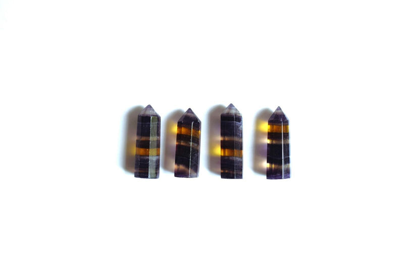 Rainbow Fluorite Points Small