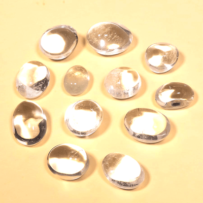 Clear Quartz Tumbles - 1 piece per order