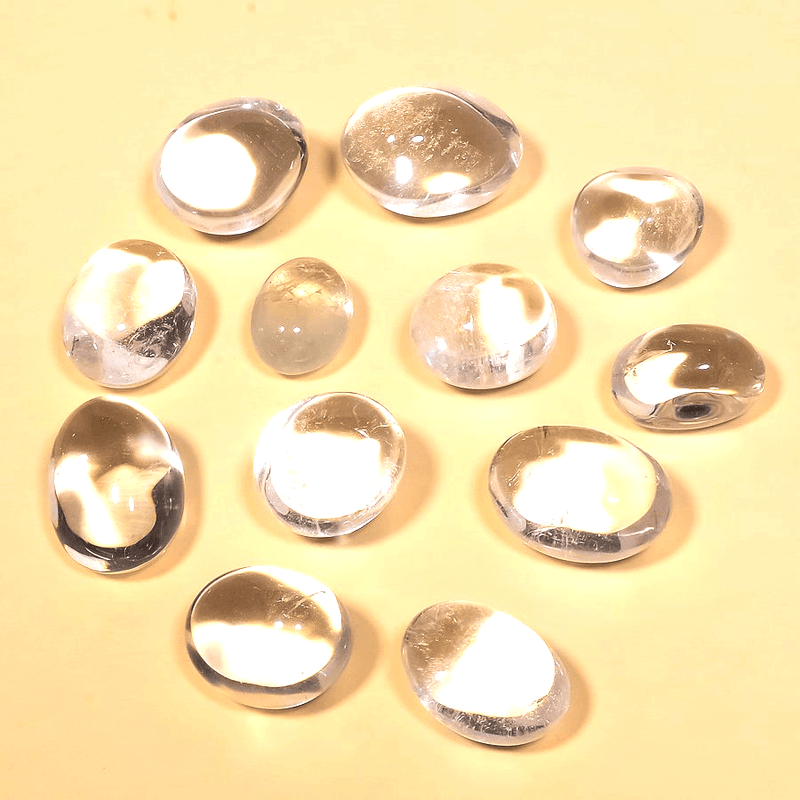 Clear Quartz Tumbles - 1 piece per order