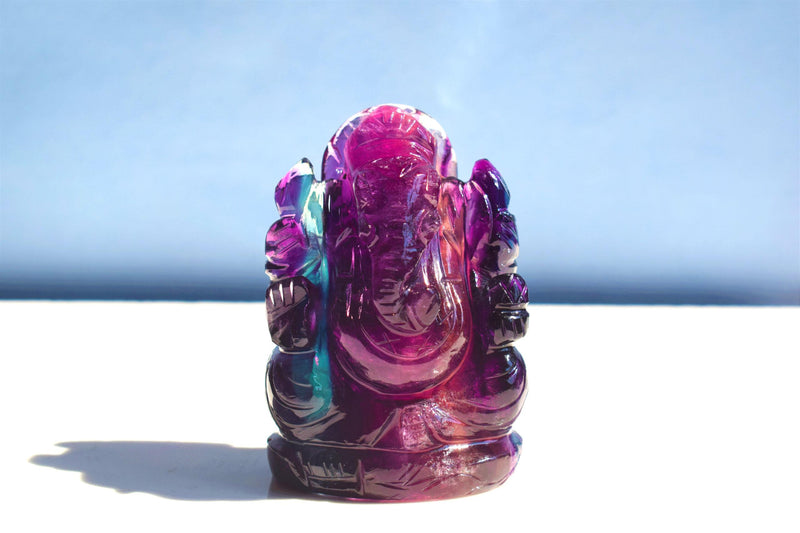 Rainbow Fluorite Ganesha