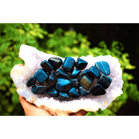 HAWK'S EYE (BLUE TIGER'S EYE) TUMBLE 900