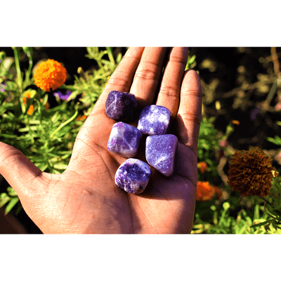 Lepidolite Tumbles