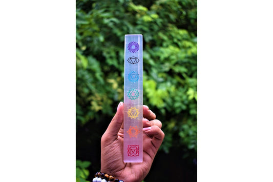 Selenite Chakra Plate 1536