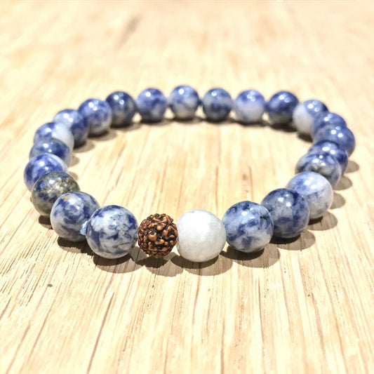 Sodalite bracelet - calming effect 1080
