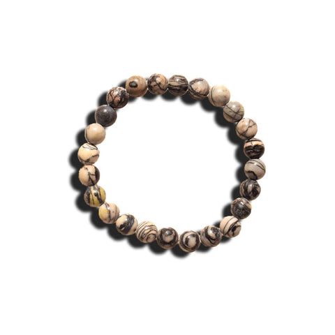 Zebra Jasper Bracelet - Gives emotional strength